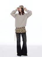 THELIGHT OFFICIAL Multifunctional Star Print Hip Hop Square Scarf Women's Polyester Hats