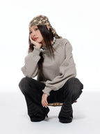 THELIGHT OFFICIAL Multifunctional Star Print Hip Hop Square Scarf Women's Polyester Hats
