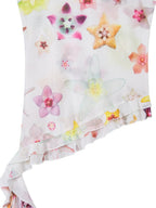 THELIGHT OFFICIAL Starfish Floral Printed Lace Trim Women's Polyester Blend Camisoles