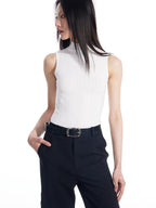 THELIGHT OFFICIAL Subtle Textured Solid Racerback Women's Polyester Spandex Tank Tops