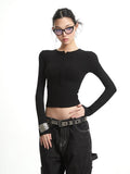 UNCMHISEX_Cross_Print_Long_Sleeve_Button_Henley_Slim_Fit_Women's_Lyocell_Crop_Tops_961990666033_MISSTT