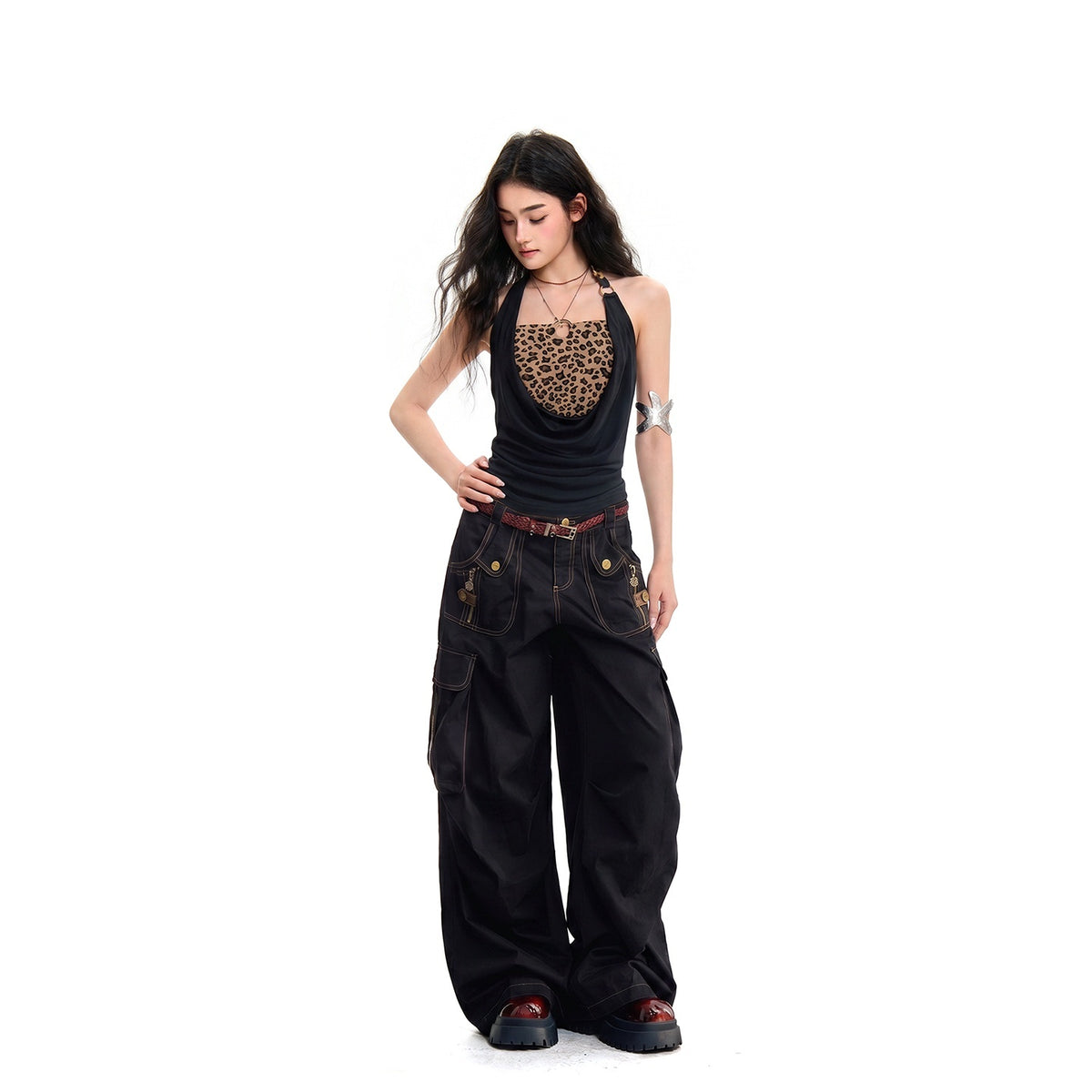 UNCMHISEX_Leopard_Print_Halter_Cowl_Neck_Sleeveless_Women's_Two_Piece_Tank_Tops_1064544021659_MISSTT