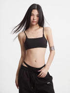 UNCMHISEX Sexy Open Back Slim Fit Solid Color Women's Camisoles