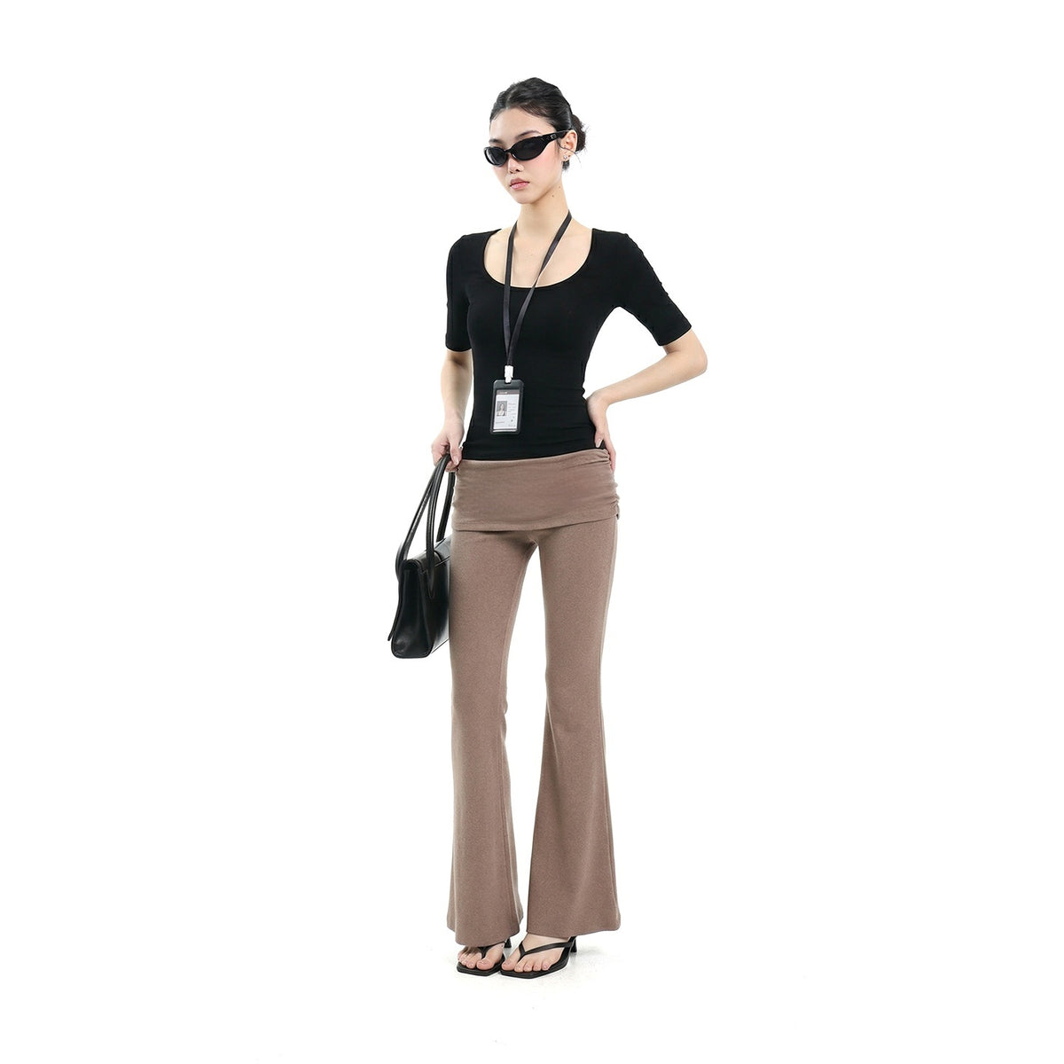 UNCMHISEX_Solid_Minimalist_U_Neck_Slim_Fit_Women's_Short_Sleeve_T-shirts_1039573311105_MISSTT