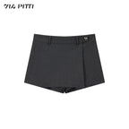 ViaPitti_Asymmetric_Faux_Two_Piece_Heart_Button_A_Line_Women's_Polyester_Skorts_1071715390432_MISSTT