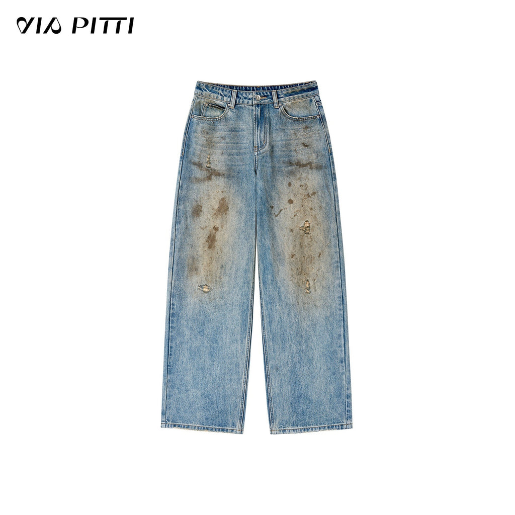 ViaPitti_Distressed_Washed_Streetwear_Women's_Cotton_Wide-leg_Jeans_966769358746_MISSTT