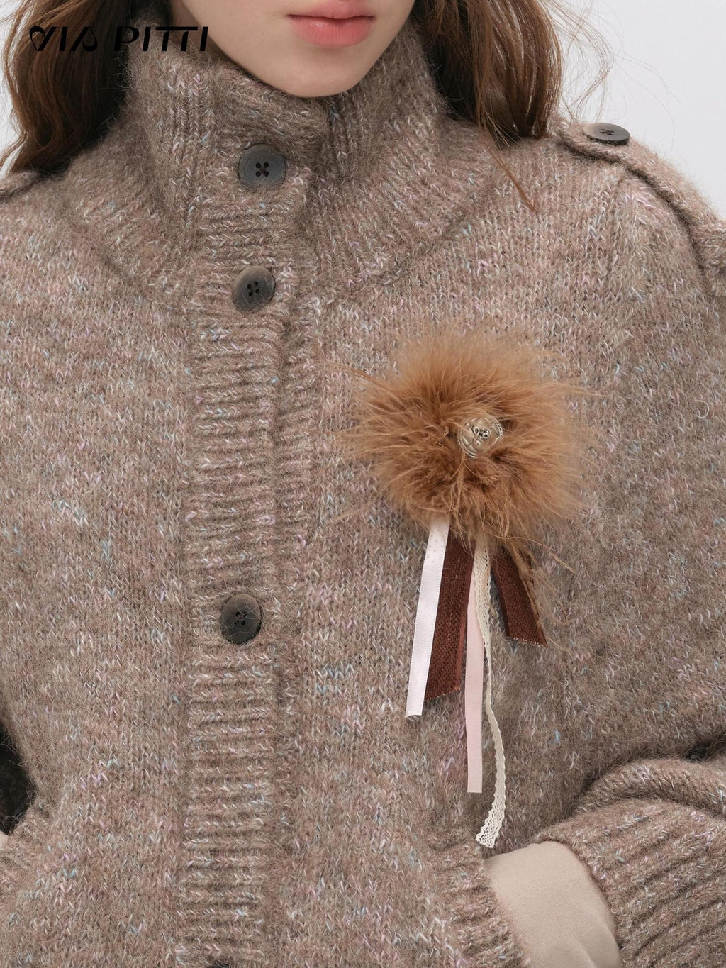 ViaPitti Fuzzy Custom Women's Brooches