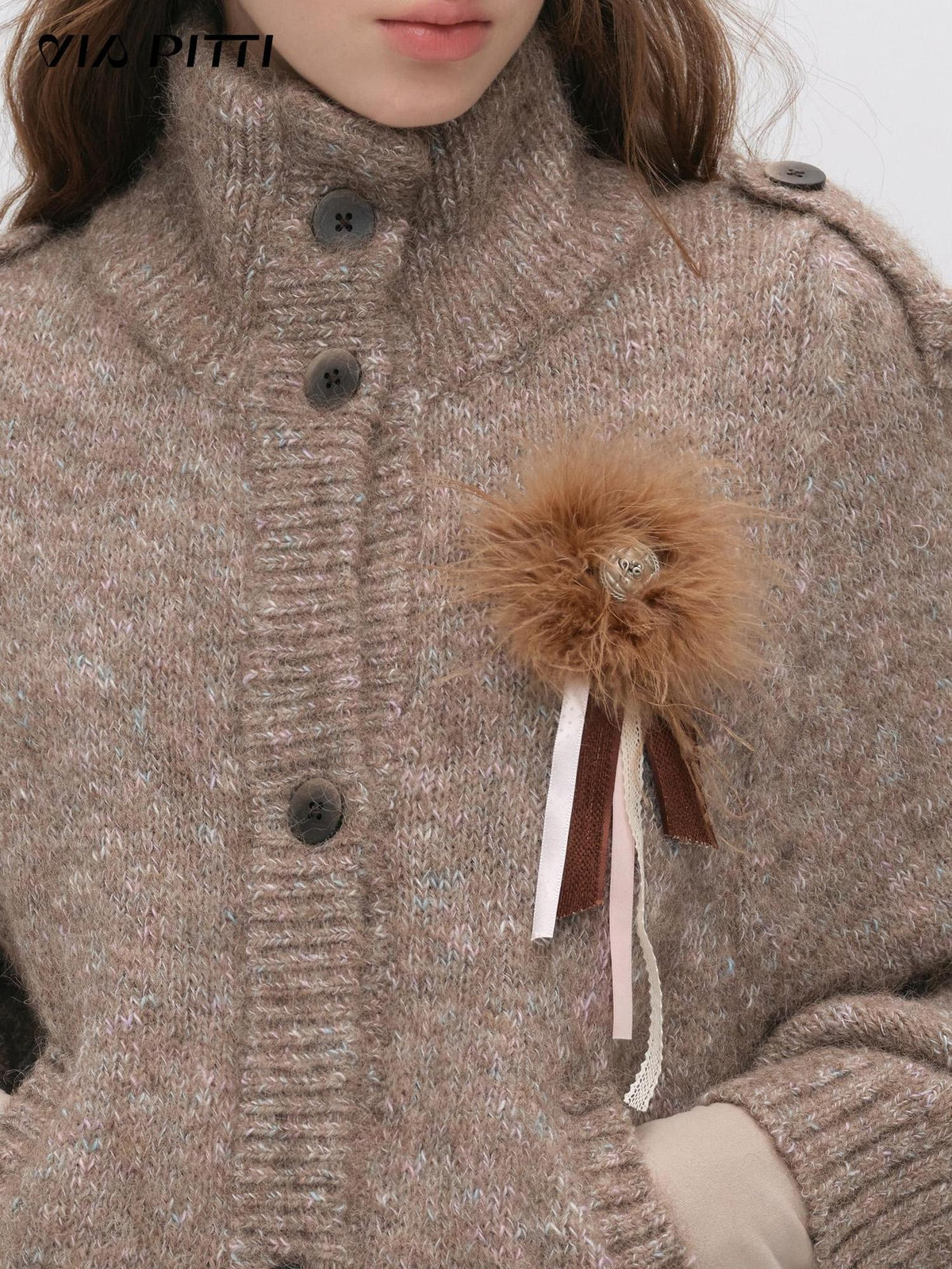 ViaPitti Fuzzy Custom Women's Brooches