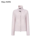 ViaPitti_Horn_Button_High_Neck_Waist_Zip_Cardigans_Women's_Wool_Cardigans_1086449409921_MISSTT