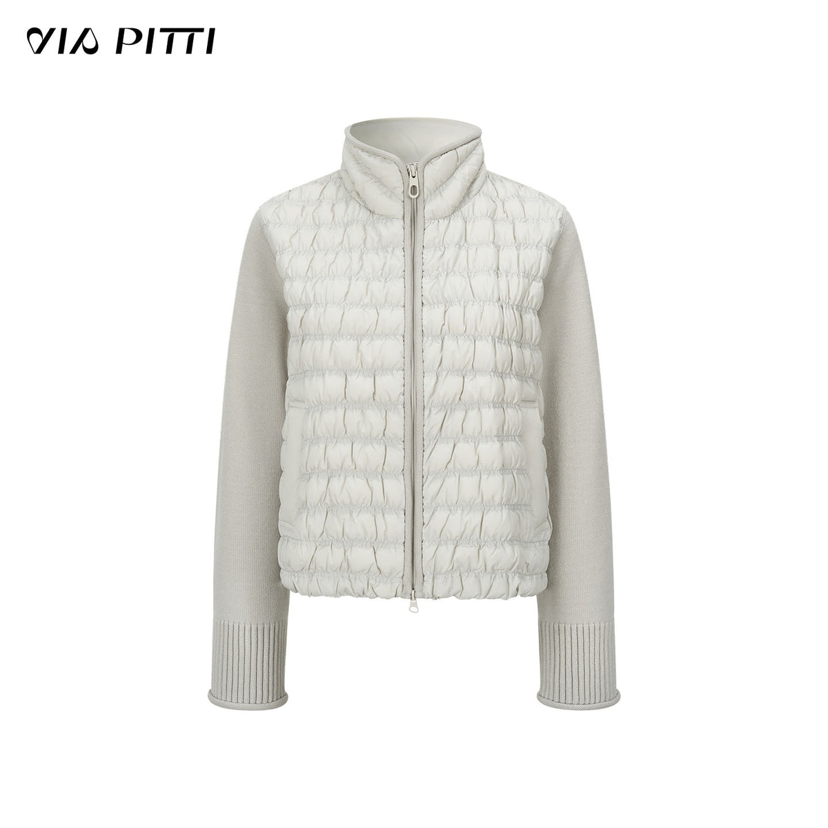 ViaPitti_Knitted_Spliced_Quilted_Lightweight_White_Goose_Down_Women's_Down_Jackets_1084474227687_MISSTT