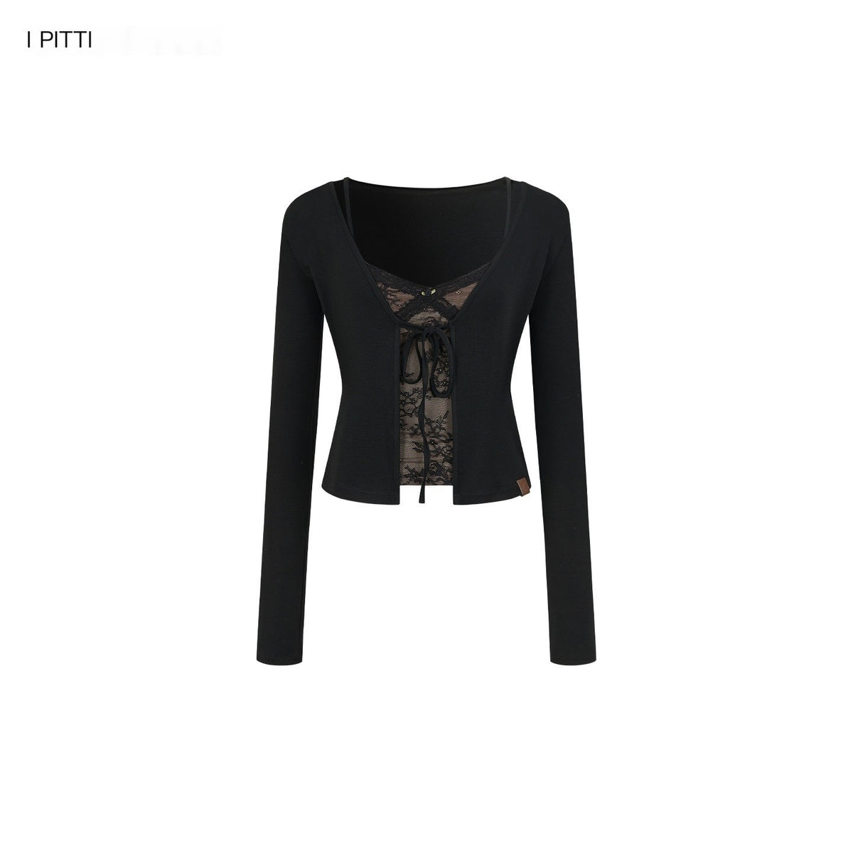 ViaPitti_Lace_Jacquard_V-neck_Two_Piece_Look_Women's_Lyocell_Camisoles_1060832031072_MISSTT