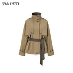 ViaPitti_Pleated_Color_Block_Pu_Utility_Drawstring_Women's_Trench_Coats_1078083596269_MISSTT