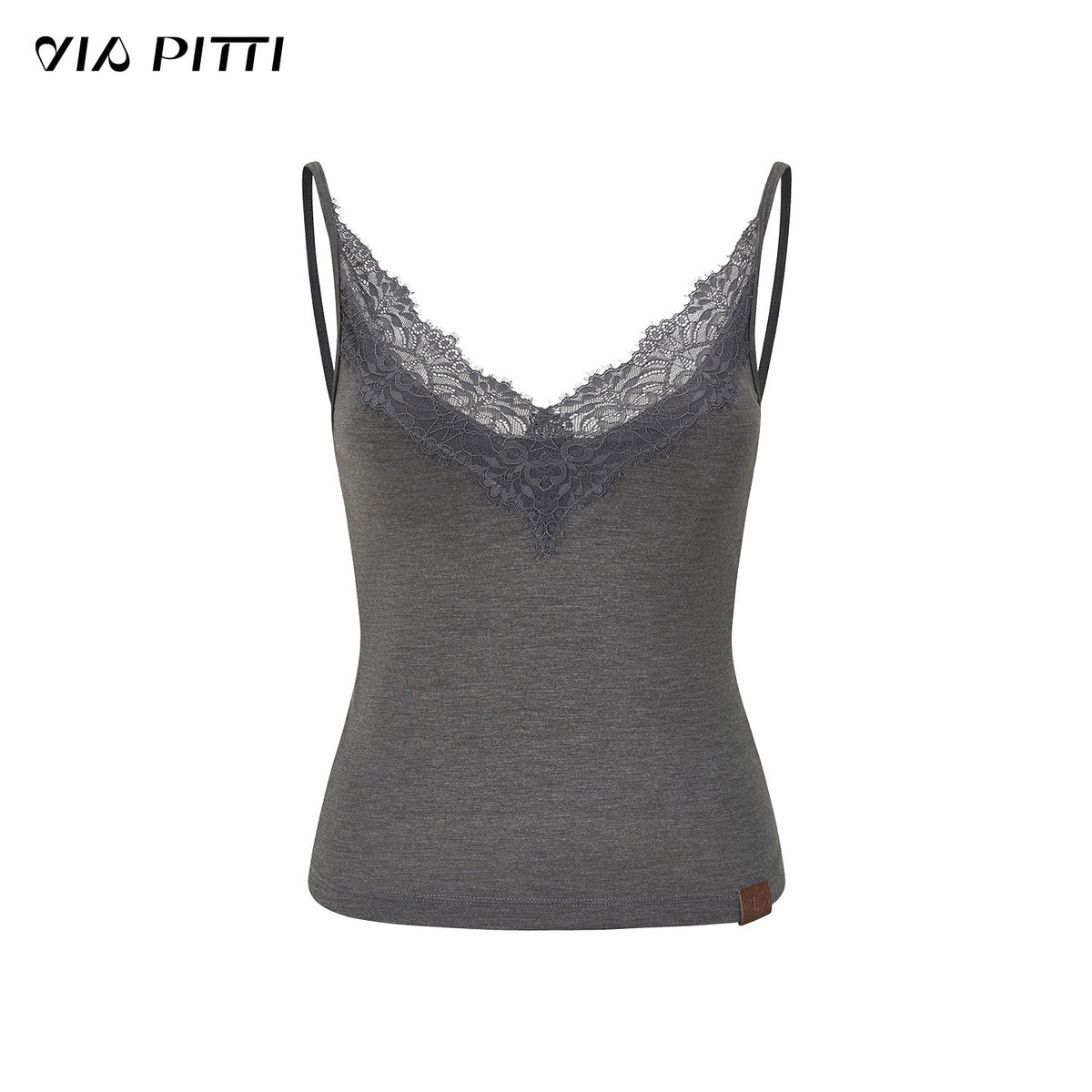 ViaPitti_V-neck_Spliced_Lace_Built_In_Bra_Women's_Acrylic_Camisoles_1074904943749_MISSTT