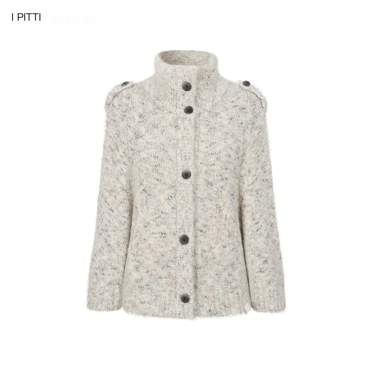 ViaPitti_定制花纱_立领_宽松_长袖_女式_针织开衫毛衣_Cardigans_1075291695748_MISSTT