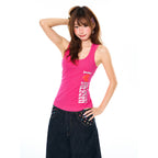 YOUNG_STAGE_Heart_Letter_Print_U_Neck_Slim_Fit_Women's_Cotton_Tank_Tops_1051462632317_MISSTT