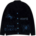YUBABY_Black_Butterfly_Rhinestone_Buttons_Loose_Slimming_Women's_Faux_Mink_Cardigans_834018660216_MISSTT