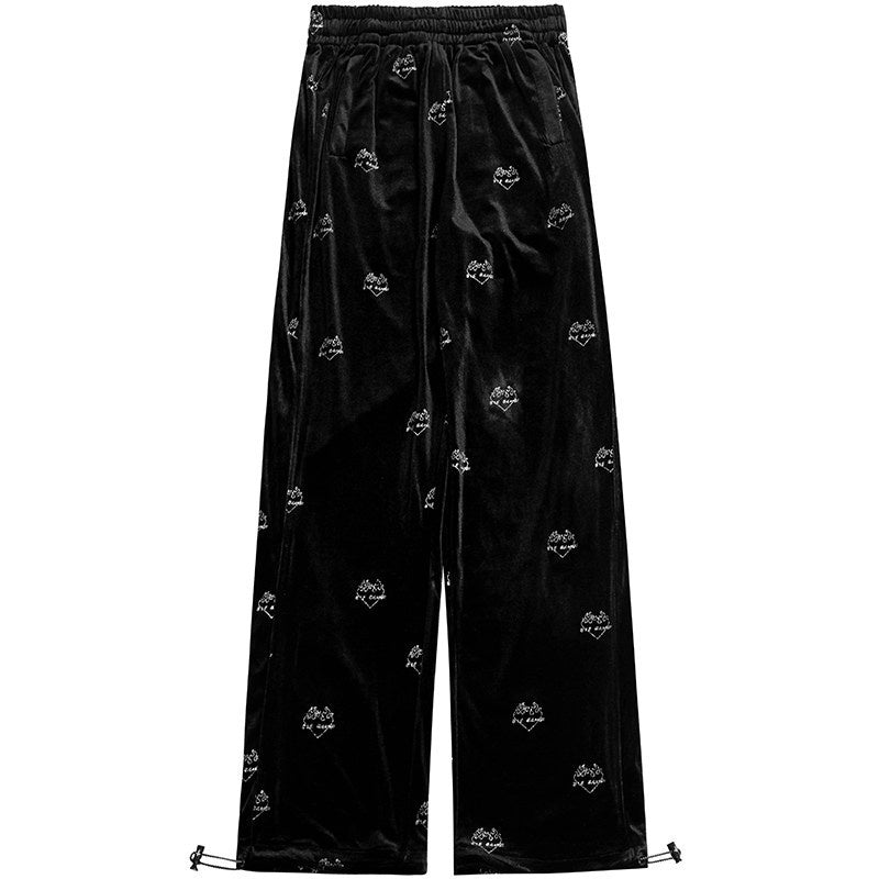 YUBABY_Black_Flame_Heart_High_Waist_Loose_Women's_Velvet_Straight_Pants_636695470848_MISSTT