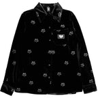 YUBABY_Black_Flame_Heart_Print_Square_Collar_Button_Pocket_Women's_Velvet_Overshirts_636695182523_MISSTT