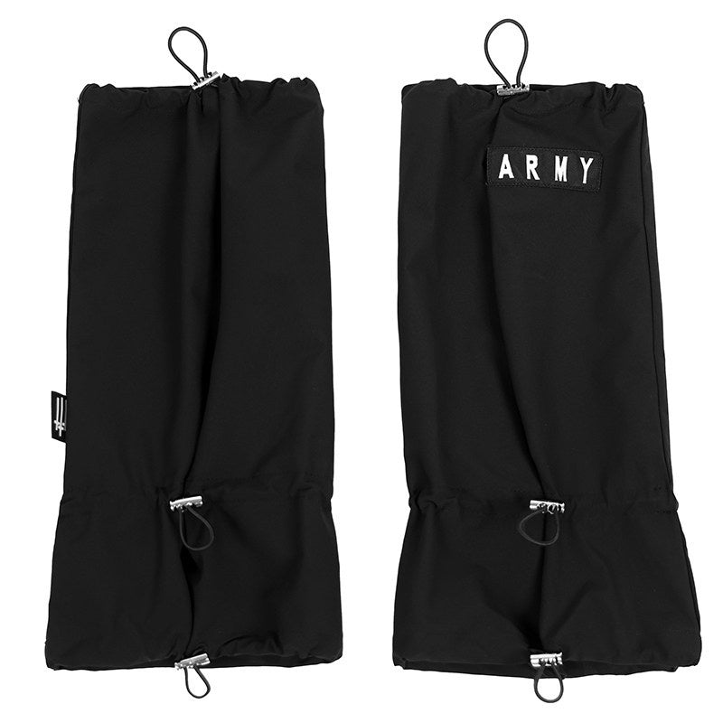 YUBABY_Black_Flared_Drawstring_Slouchy_Tactical_Women's_Comfort_Fabric_Leg_Warmers_926573398132_MISSTT