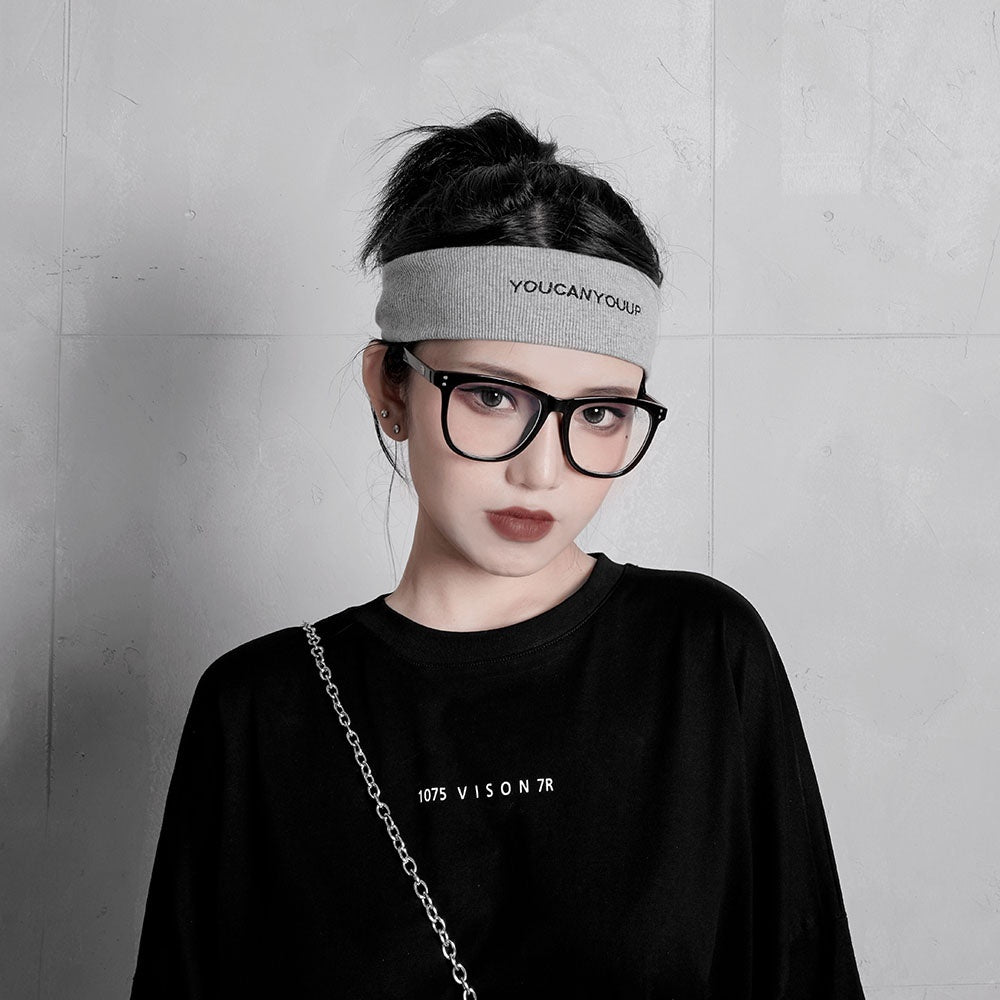 YUBABY_Black_Gray_Embroidered_Reflective_Knitted_Reversible_Wide_Women's_Headdresses_600288662030_MISSTT