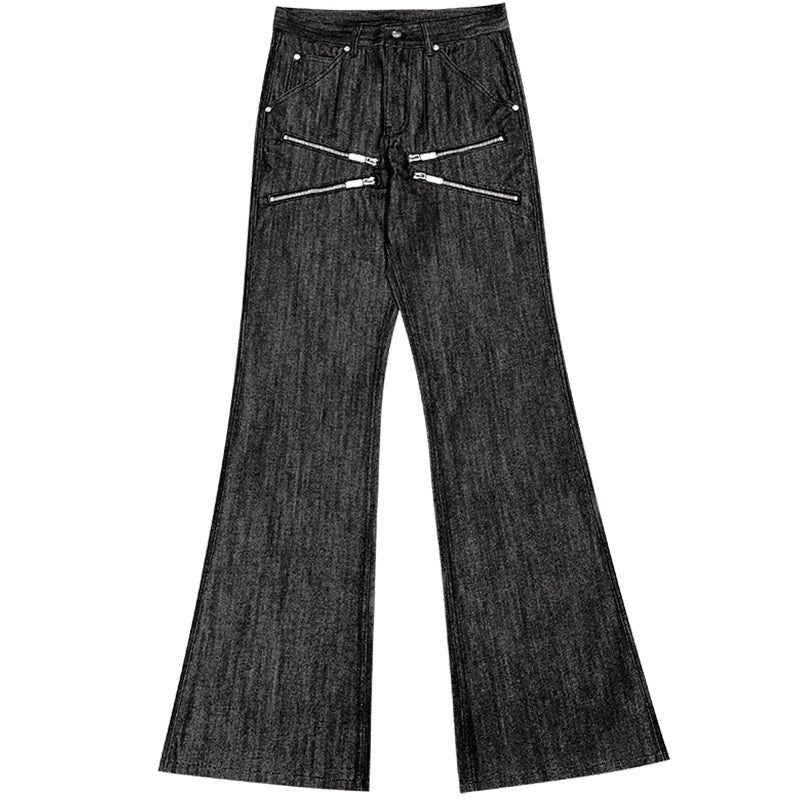 YUBABY_Black_Selvedge_Zipper_Large_Cross_Embroidered_Women's_Raw_Denim_Wide-leg_Jeans_1058298478108_MISSTT