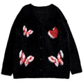 YUBABY_Cute_Butterfly_V-neck_Heart_Print_A_Line_Women's_Fuzzy_Knit_Cardigans_634260555083_MISSTT