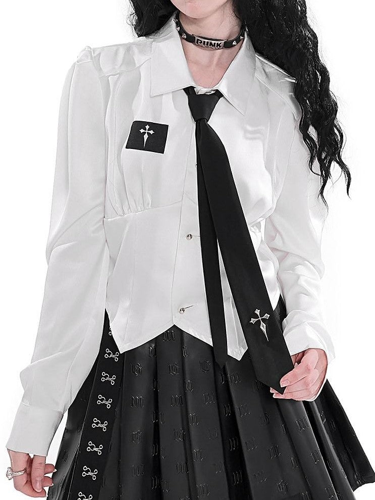 YUBABY Cute Cool Handmade Sanskrit Gothic Cross College Women's Pu Leather Handbags