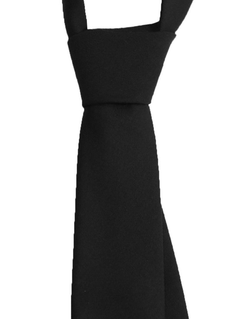 YUBABY Dark Gothic Cross Embroidered Heavyweight Jk School Arrow Tip Women's Neckties