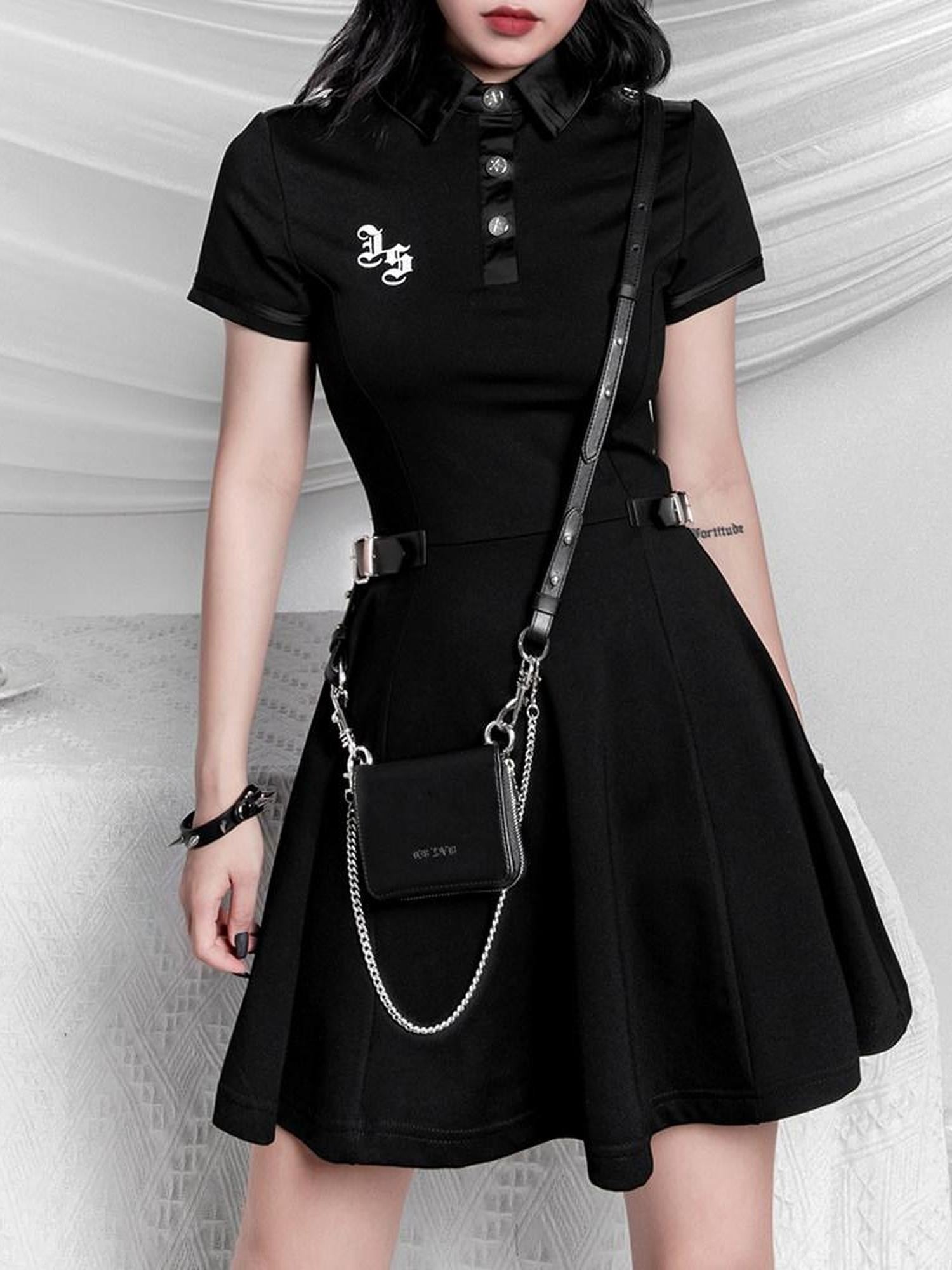 YUBABY Dark Gothic Punk Studded Rivet Metal Women's Pu Leather Bracelets