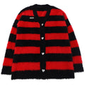 YUBABY_Devil_Colorway_Striped_Faux_Mink_Fuzzy_Punk_Women's_Cotton_Blend_Cardigans_694325627015_MISSTT