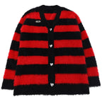 YUBABY_Devil_Colorway_Striped_Faux_Mink_Fuzzy_Punk_Women's_Cotton_Blend_Cardigans_694325627015_MISSTT