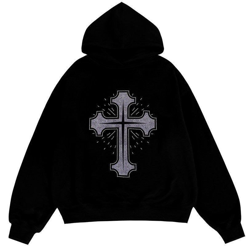 YUBABY_Fleece_Lined_Rhinestone_Cross_Graffiti_Oversized_Women's_Cotton_Blend_Hoodies_851924909081_MISSTT