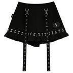 YUBABY_Plaid_Metal_Lace_Punk_Puff_Wide_Leg_Detachable_Straps_Women's_Short_Trousers_1035036385477_MISSTT