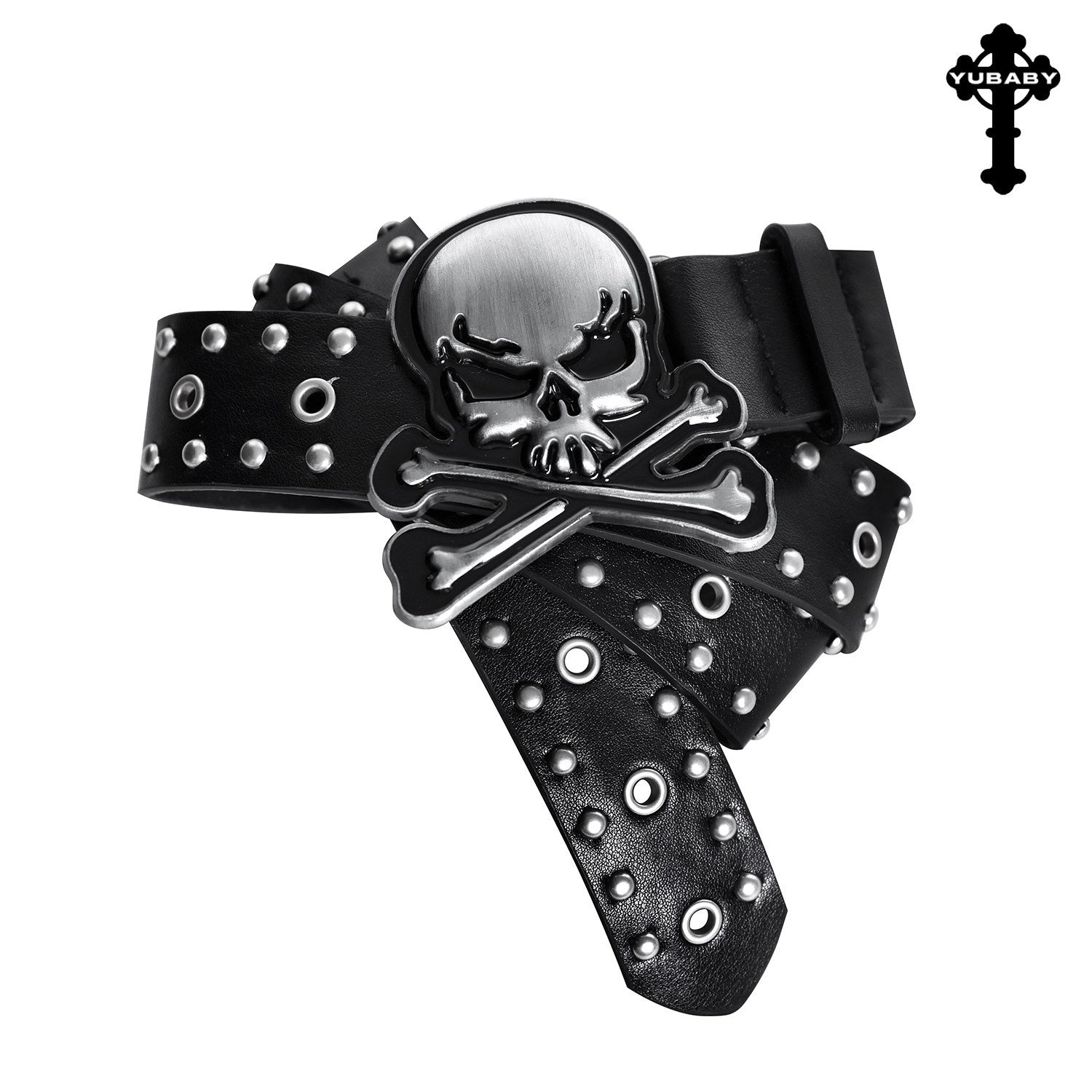 YUBABY_Rivet_Studded_Dark_Skull_Cross_Retro_Punk_Women's_Metal_Belts_1007589875280_MISSTT