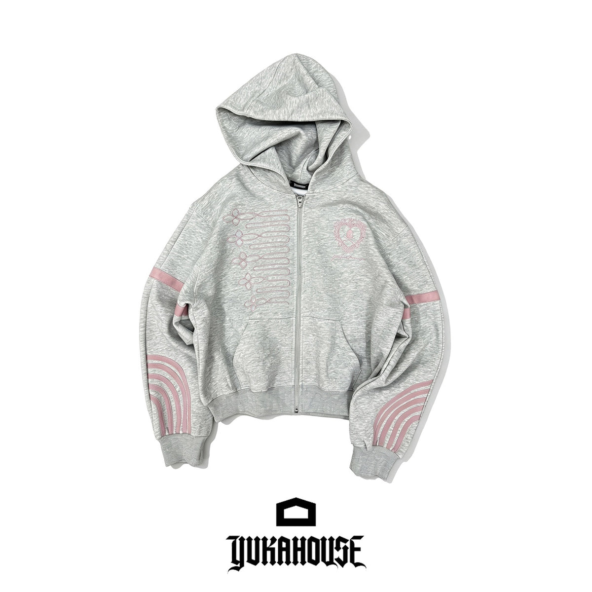 YUKAHOUSE_American_Gothic_Striped_Embroidered_Zip_Up_Long_Sleeve_Women's_Cotton_Hoodies_1078958704668_MISSTT