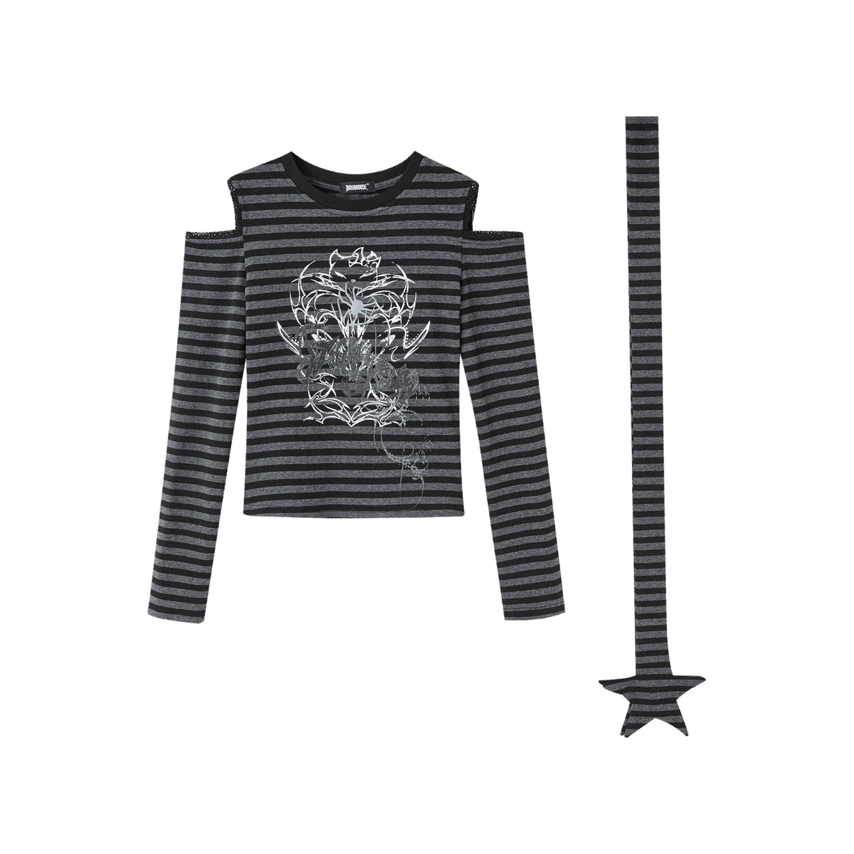 YUKAHOUSE_American_Punk_Striped_Cutout_Off_Shoulder_Cotton_Women's_Long_Sleeve_T-shirts_900787258227_MISSTT