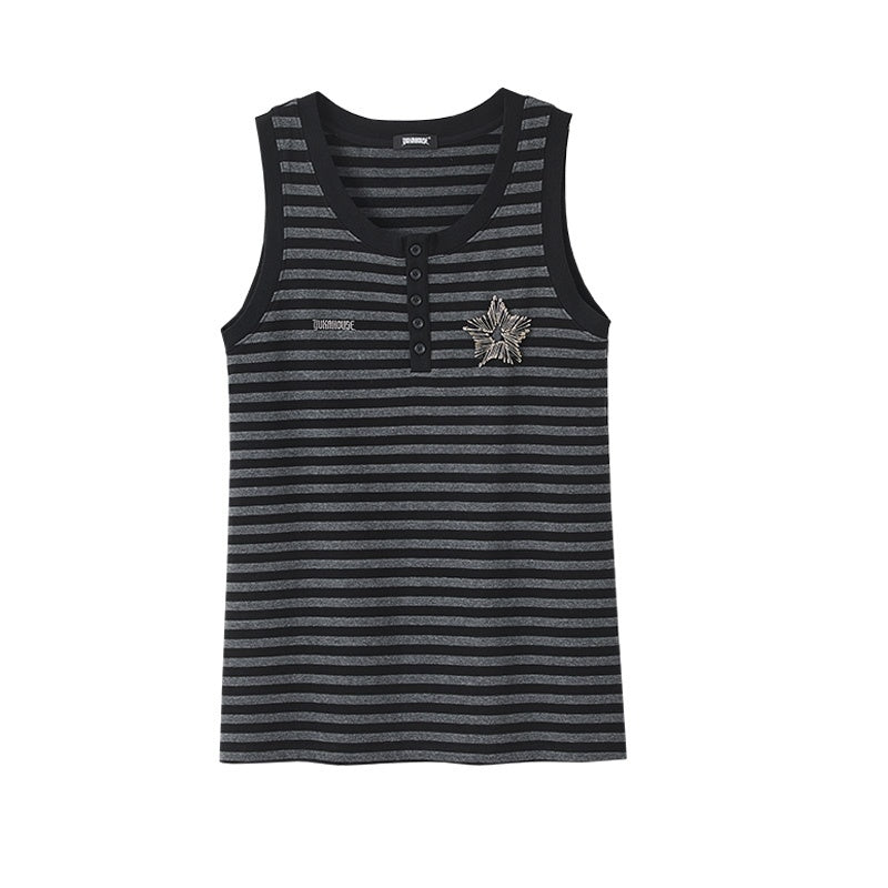 YUKAHOUSE_American_Retro_Star_Striped_Loose_Polyester_Women's_Tank_Tops_765122836571_MISSTT