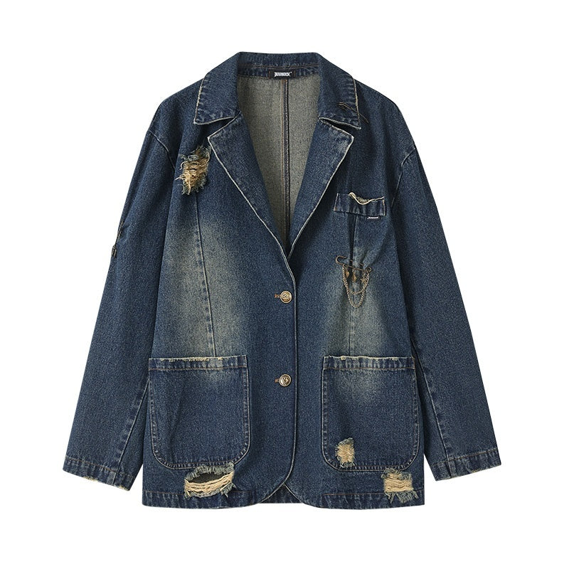 YUKAHOUSE_Distressed_Pin_Detail_Loose_Fit_Cotton_Women's_Denim_Jackets_765236866714_MISSTT