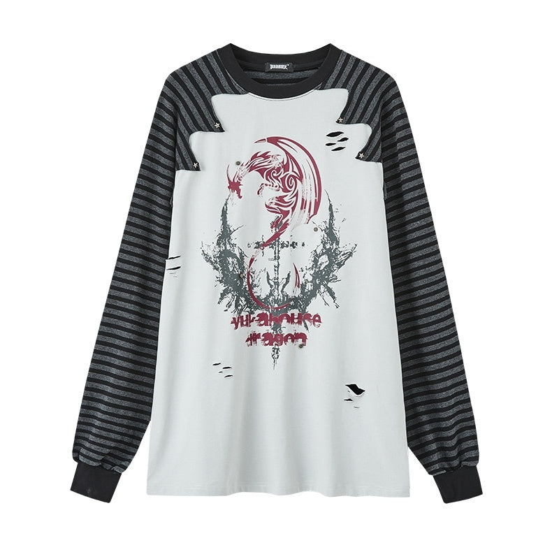 YUKAHOUSE_Distressed_Raglan_Striped_Crew_Neck_Women's_Cotton_Long_Sleeve_T-shirts_822245008248_MISSTT