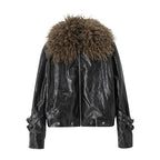 YUKAHOUSE_Glossy_Black_Detachable_Fur_Collar_Padded_Women's_Faux_Leather_Cropped_Jackets_836397472645_MISSTT