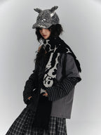 YUKAHOUSE Punk Dark Sweet Cool Warm Rectangular Women's Scarves & Shawls