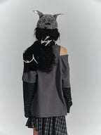 YUKAHOUSE Punk Dark Sweet Cool Warm Rectangular Women's Scarves & Shawls