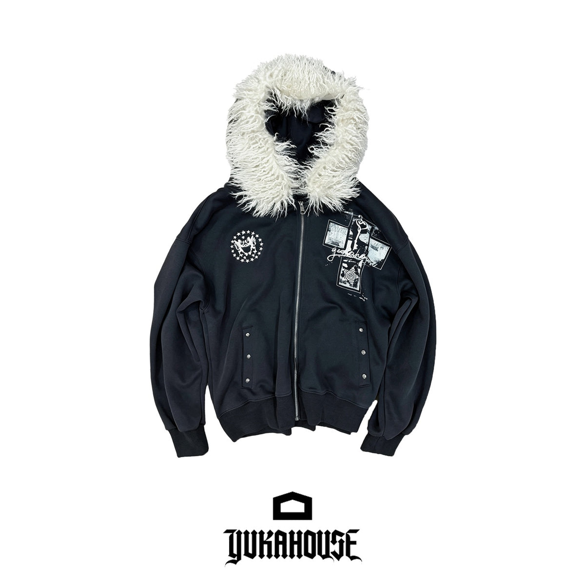 YUKAHOUSE_Punk_Print_Faux_Fur_Hooded_Women's_Cotton_Blend_Casual_Jackets_1077821527129_MISSTT