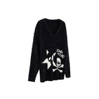 YUKAHOUSE_Skull_Print_V-neck_Long_Sleeve_Women's_Faux_Mohair_Mid_Length_Sweaters_687945315100_MISSTT