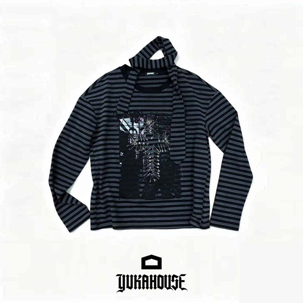 YUKAHOUSE_Striped_Print_Metal_Detail_Women's_Cotton_Long_Sleeve_T-shirts_1073012314627_MISSTT