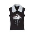 YUKAHOUSE_Y2k_Faux_Fur_Collar_Slim_Fit_Cotton_Women's_Tank_Tops_901653428600_MISSTT