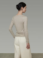 unspoken High Waist Tailored Tie Waist Minimal Workwear Breathable Straight Wide Leg Pants
