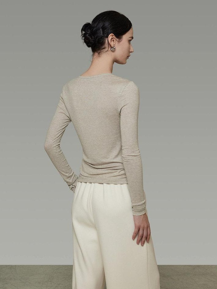 unspoken High Waist Tailored Tie Waist Minimal Workwear Breathable Straight Wide Leg Pants
