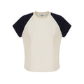fano_Stretch_Cotton_Loose_Raglan_Crew_Korean_Office_Women_Beige_Short_Sleeve_T-Shirts_MISSTT