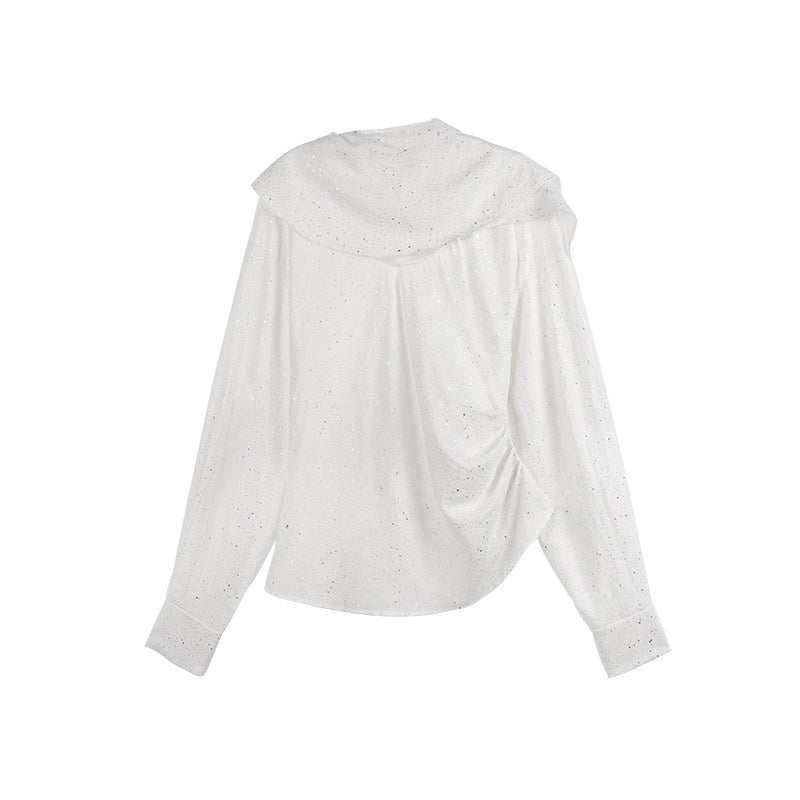 someonesometimes_Cooling_French_Loose_Round_Neck_Sparkle_White_Nylon_Long_Sleeve_Blouses_MISSTT